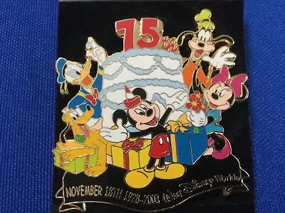 Disney Pin Walt Disney World - 75th Birthday Mickey Mouse - Nov 18 1928 - 2003 • $12.50
