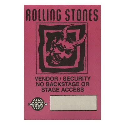 Rolling Stones 1994 Voodoo Lounge Concert Tour Backstage Pass • $21.80