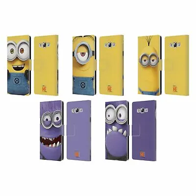 Despicable Me Full Face Minions Leather Book Wallet Case For Samsung Phones 3 • £17.95