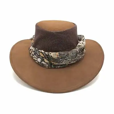 Bendigo Breeze Hat With Peafowl Scarf • $74.90