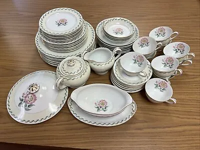 Vintage Richi China Floral Pattern 49 Pc Made In Occupied Japan • $99