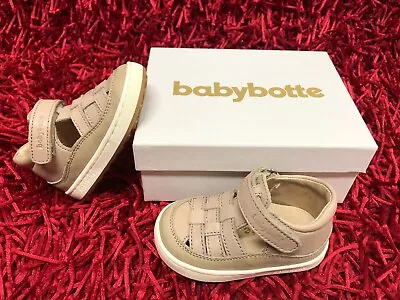 Children Shoes Babybotte Size Fr 18 Beige Colour New • £26.68