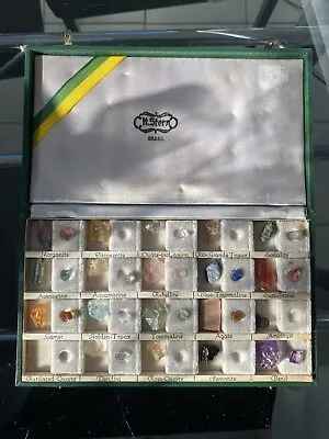 H. Stern Brasil Gemstone Specimen Sample Box Rare • £80