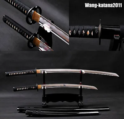 40''Katana+30''Wakizashi Musashi 1095 Steel Japanese Samurai Sharp Swords Set • $199