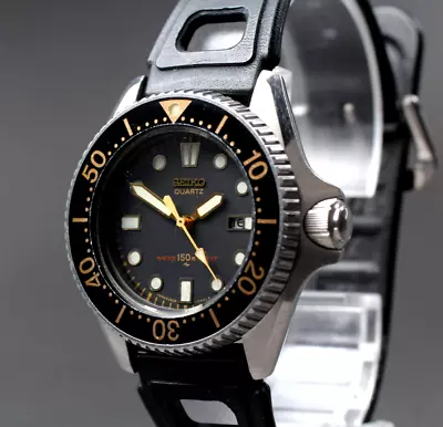 Vintage [Exc+5] SEIKO Mini Diver 2625-0010 150m Quartz Unisex Watch From JAPAN • $290.74