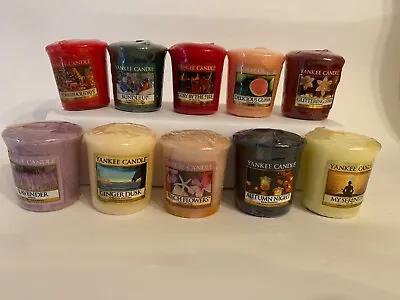 Ten Yankee Candle (old Logo) Samplers/Votives (S71) • £0.99