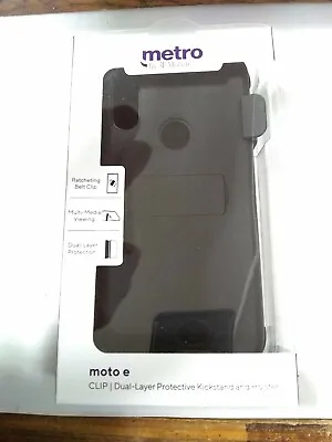 For Motorola Moto E (2020) Travel Kickstand Clip Case Cover (W2-2) • $8.49