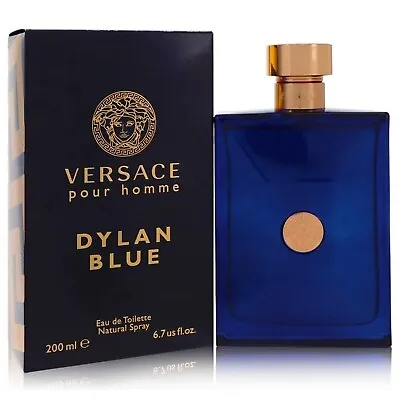 Versace Pour Homme Dylan Blue Cologne By Versace Men Perfume EDT Spray 6.7 Oz • $89.95