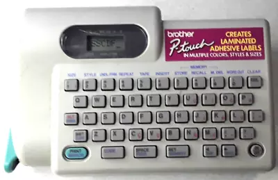 ************************************** WORKING Brother P-Touch PT-12 Label Maker • $22