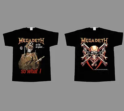 Megadeth Killing Is My Business So Far So Good Black  T-shirt 3xl 4xl • $17.99