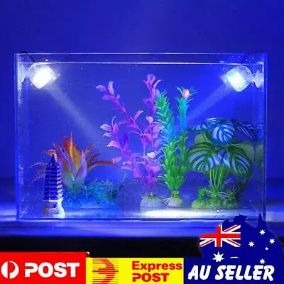 Waterproof Aquarium LED Spotlight Submersible Light Fish Tank Underwater Light • $11.69