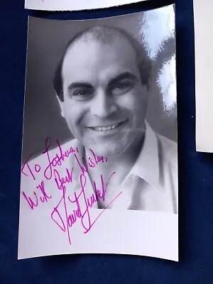 Autograph Photo Poirot David Suchet Signed Autograph Photograph  • £175