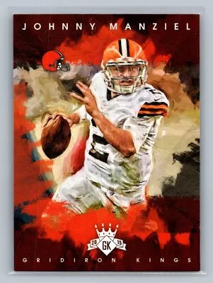 2015 Panini Gridiron Kings Johnny Manziel #4 Cleveland Browns • $1.49