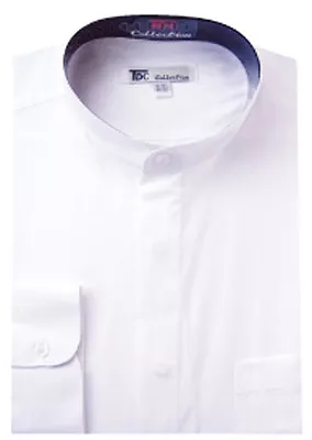 Men's Classy Mandarin Collar Hidden Button Dress Shirt Many Colors SG 01 • $15