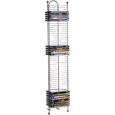 52 DVD/ BluRay Storage Rack Tower Gunmetal42  • $20.14