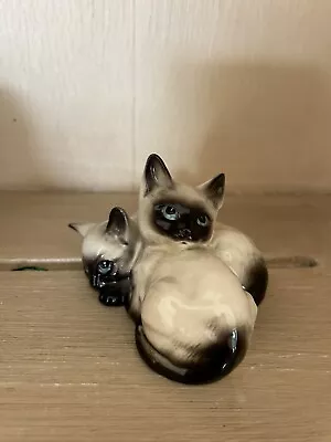 PAIR OF BESWICK SIAMESE KITTENS No 1296 • $19.99