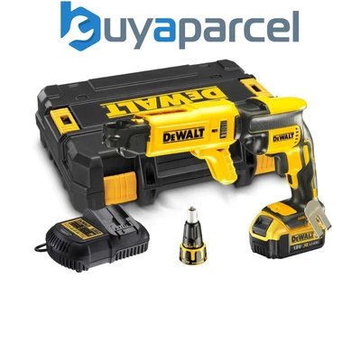 £289.99 • Buy Dewalt DCF620M1K 18v XR Li-Ion Brushless Collated Drywall Screwgun Autofeed