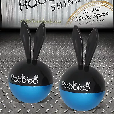 Diax Rabbico Air Shine Marine Squash Car Vent Clips Rabbit Ear Air Freshener 2pc • $10.18