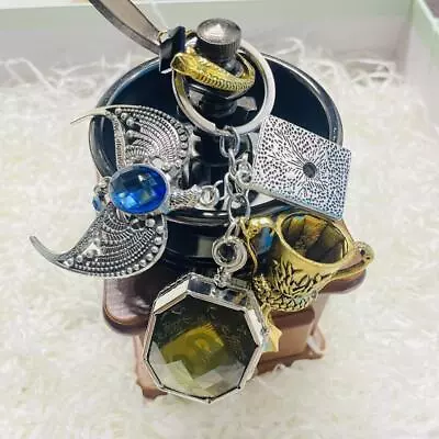 Horcrux Combination Keychain Locket Cup Eagle Diary Rings Pendant Key Chain • $9.73