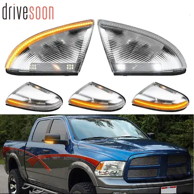 Sequential LED Mirror Turn Signal Puddle Light For 2009-2022 Dodge Ram 1500 2500 • $25.99
