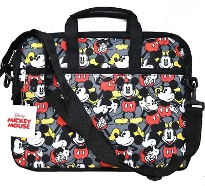 Mickey Mouse Laptop Bag All Over Print Tablet With Shoulder Strap Disney Case • $17.99