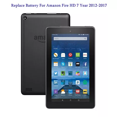 $12.80 • Buy Replacement Battery For Amazon Kindle Fire HD 7  2 3 4 5 Year 2012 - 2019 Tablet