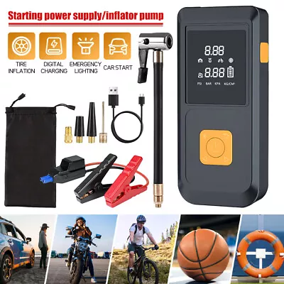 2000A Portable Car Jump Starter Power Bank Pack Battery Charger Booster Air Pump • $90.99