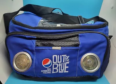 Rare Collectible Vintage Pepsi Promotional Soft Side Cooler With SPEAKERS  • $27.85