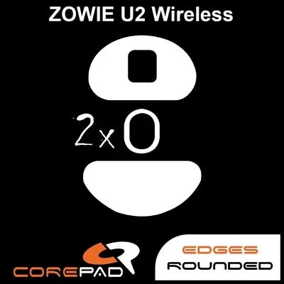 Corepad Skatez Zowie U2 Wireless Replacement Mouse Feet Hyperglides Teflon • $12.99