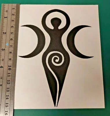 Wicca Pagan Goddess Logo - Car/Van/Camper/Bike/Laptop Decal Sticker • £2.99