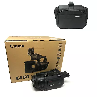 Canon XA50 Pro Camcorder + KamKorda Bag - 2 Year Warranty - UK NEXT DAY DEL • £1576