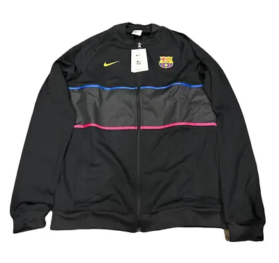 NWT New FC Barcelona Nike L96 Full-Zip Anthem Track Performance Size XXL Jacket • $69.95