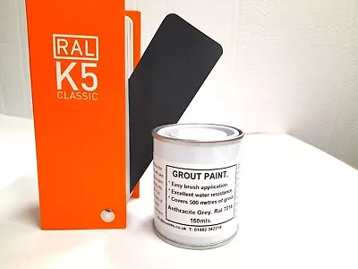 £11.45 • Buy Tile Grout-Grouting Paint Satin Finish Brush Applied.  Eleven Attractive Colours