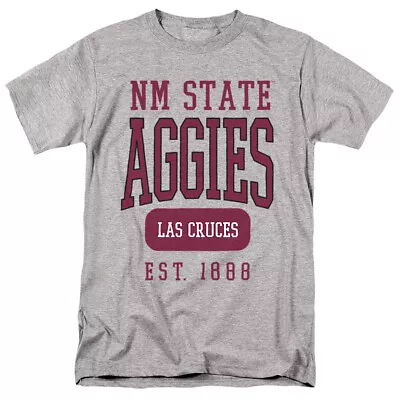 New Mexico State University Adult T-Shirt Founded Date Athletic Heather S-5XL • $22.99