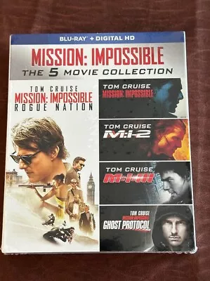 MISSION: IMPOSSIBLE 5 MOVIE COLLECTION - Blu-Ray Box Set Digital CODES BRAND NEW • $1.25