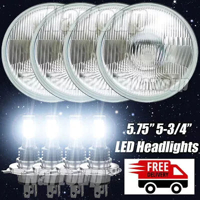 4Pcs 5.75  5 3/4  LED Headlights Hi-Low Sealed Beam For Chevy Impala El Camino • $119.99