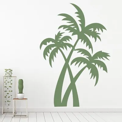 Palm Trees Tropical Trees Wall Sticker WS-18568 • $35.17
