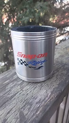 Snap-On Racing Insulated Metal Beer Soda Drink Can Cooler Koozies Coozies • $13.50