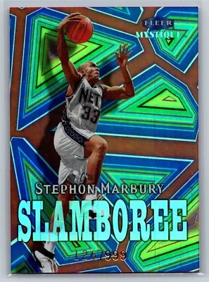 STEPHON MARBURY~1999-00 Fleer Mystique SLAMBOREE (#/999) #10 ~NETS~ LOOK! • $14.99
