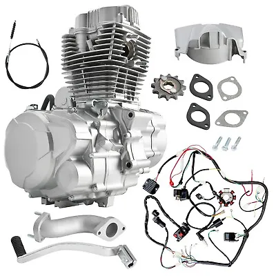 CG150cc Vertical Engine Motor 4 Speed+Reverse Wiring Kits For 3 Wheeler ATV Quad • $599.10