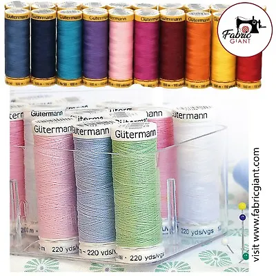 £2.89 • Buy Gutermann Sew-All Thread 100m Reel 100% Polyester Machine + Hand Sewing