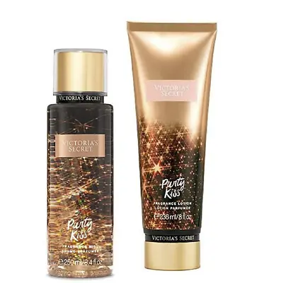 Victoria's Secret Party Kiss Fragrance Mist + Lotion Set • $54.50