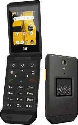 Cat S22 Flip CAT22 T-Mobile Unlocked 16GB Black Good • $44.99