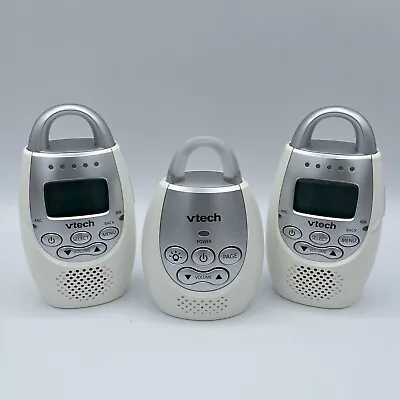 VTech Audio Baby Monitor Safe & Sound DM221-2 - 2 Parent Units - New Batterties • $24.99