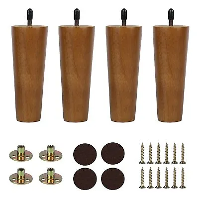 Wood Furniture Leg Sofa Legs Century Replacement Legs Of 4 For Couch Sofa Ottoma • $21.19