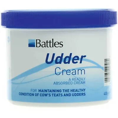 Battles Cream The Original Udder Cream - White 400g 1 400 G (Pack Of 1) • £16.73