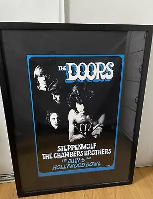 $145 • Buy THE DOORS Concert Poster 1968 20th Anniversary Hollywood 1988 Printing