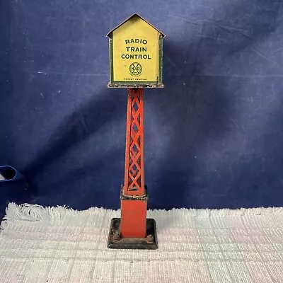 Vintage Marx Radio Train Control Tower No. 7 Tin Litho O Gauge • $15