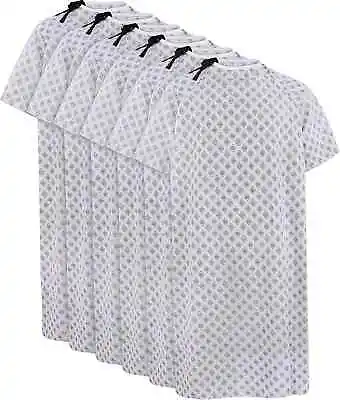 6 Pack Cotton Blend Unisex Hospital Gown Back Tie 45  L  & 61  W Utopia Care • $35.95