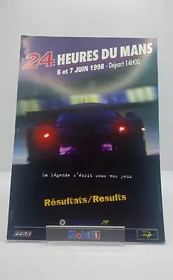 24 Hours Le Mans 6-7 June 1998 Results • £30